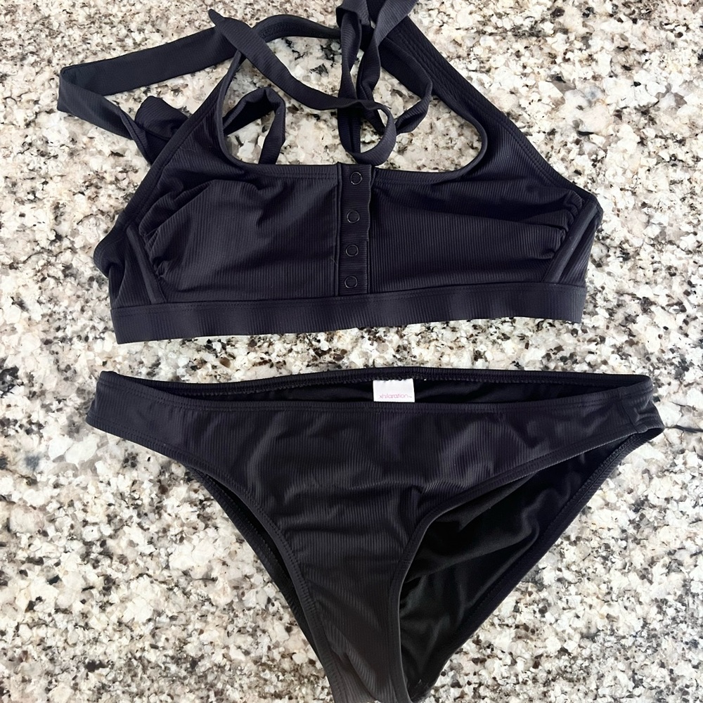 Xhilaration Black Women's Bikini Set